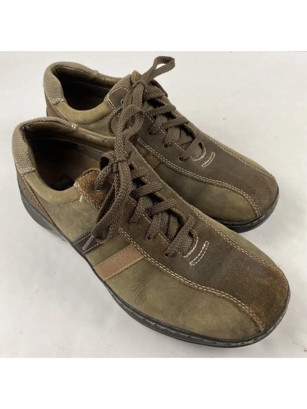 SKECHERS Diameter Oxford Shoes Men’s 10.5 Brown Suede Casual Comfort Lace Up